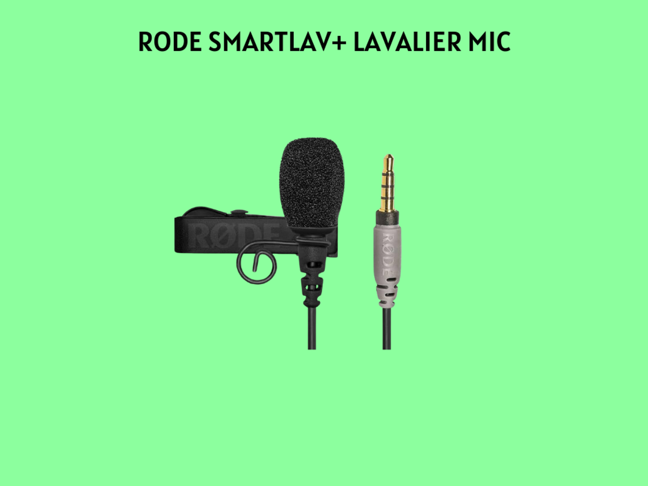 Rode smartlav+ lavalier mic w/ trs-trrs (lav microphone)