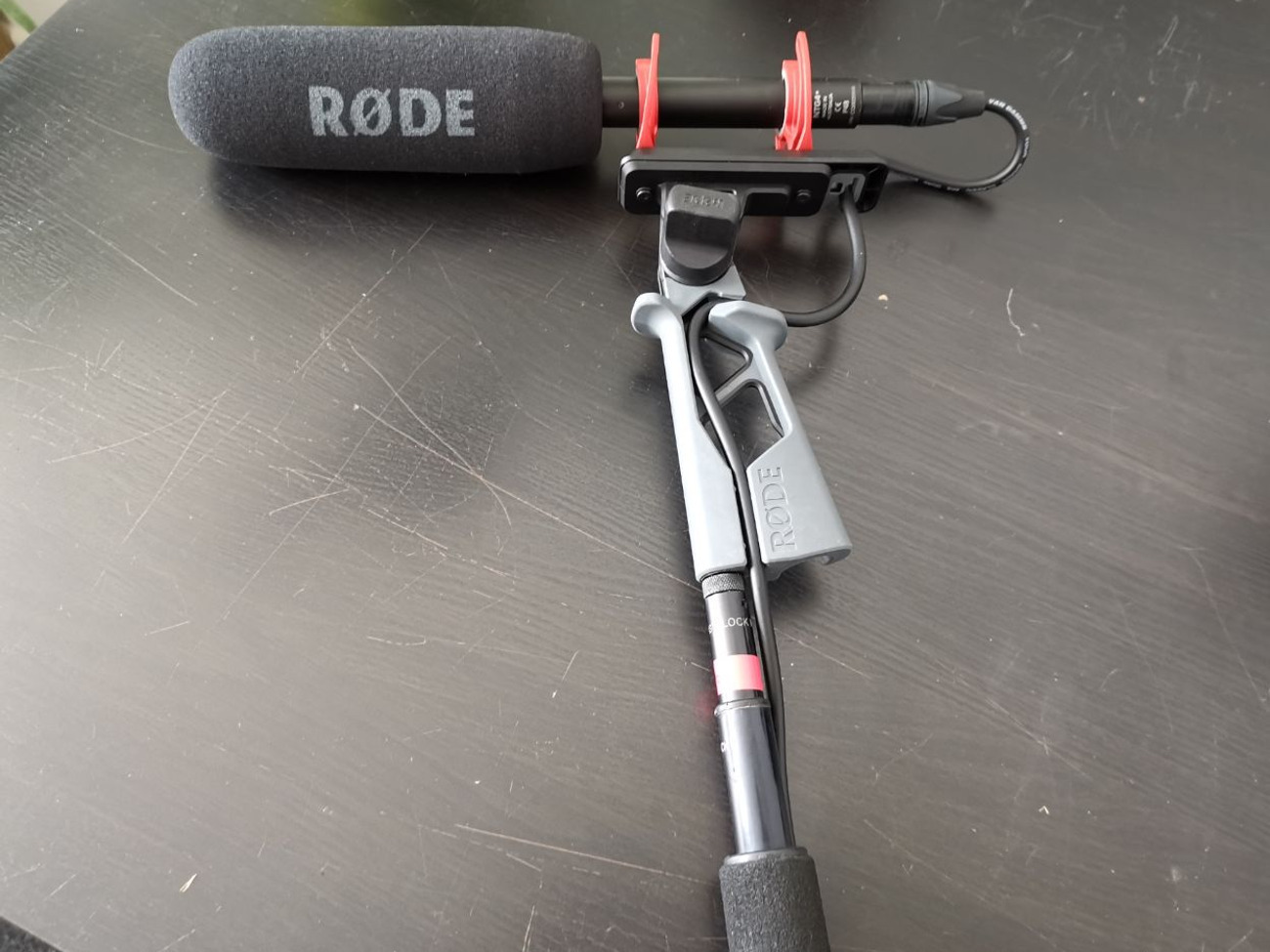 Rode sound recording kit: mic, boom, pistol grip & 6m xlr