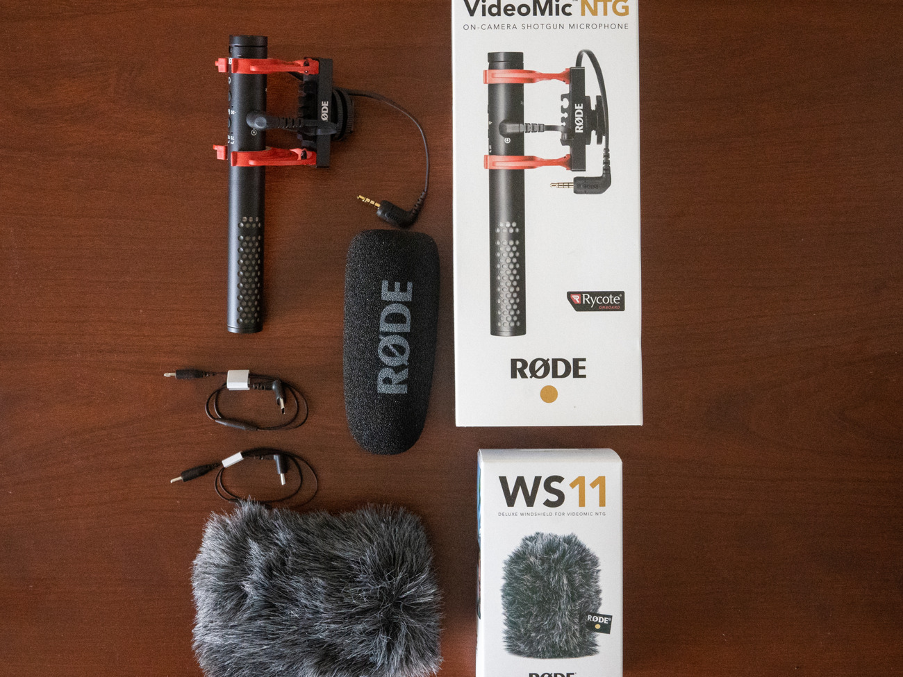 Rode videomic ntg + official ws11 windshield
