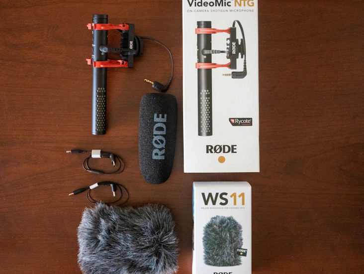 Rode videomic ntg + official ws11 windshield