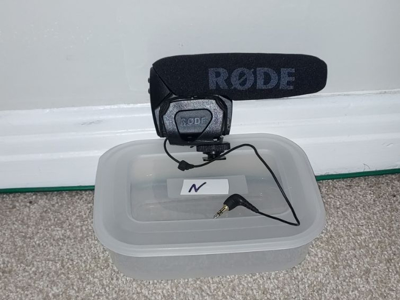 Rode videomic pro + on camera shotgun mic