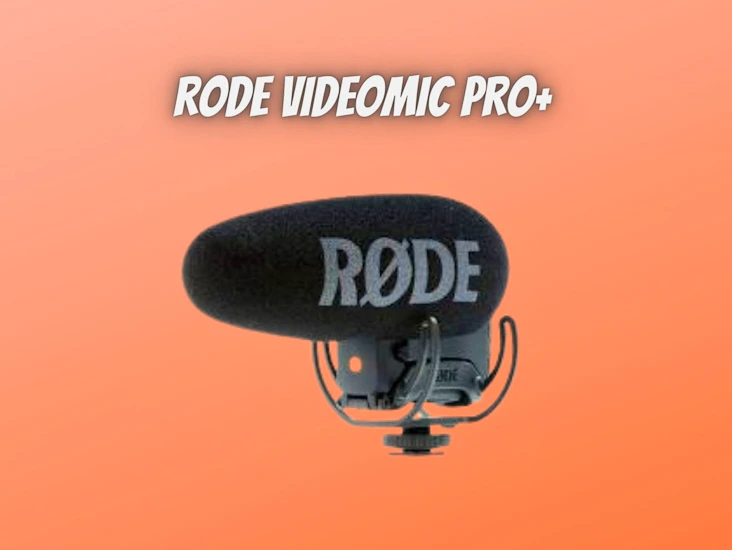 Rode videomic pro+ camera video microphone