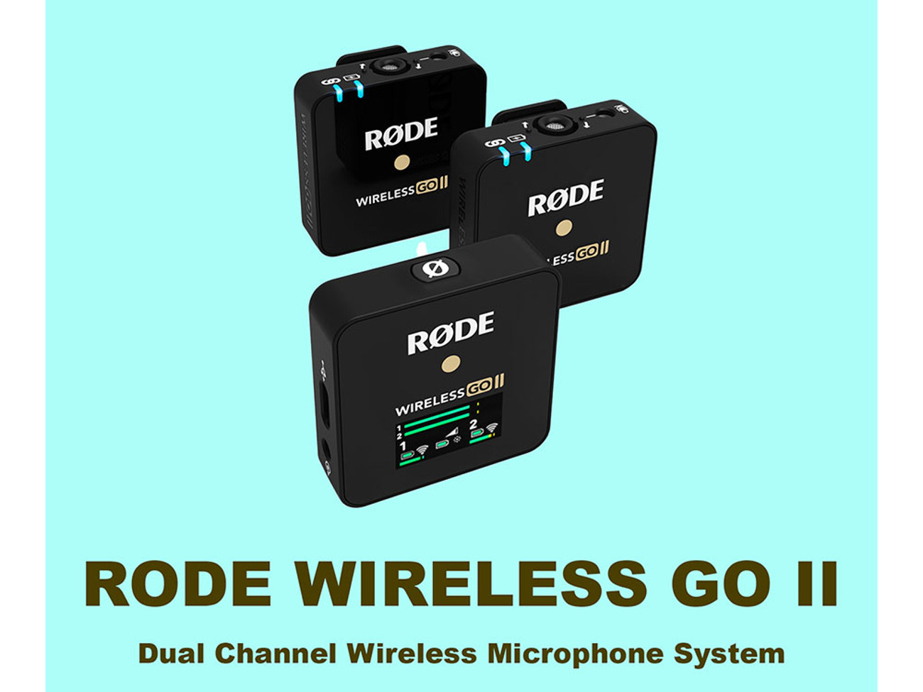Rode wireless go 2 | dual channel wireless microphone system
