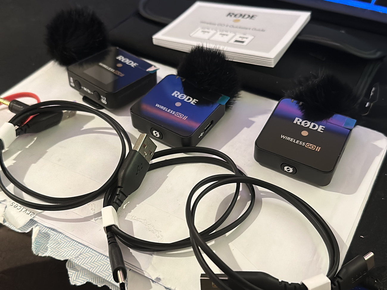 Rent Rode wireless go 2 microphone + 2 lavalier mic (like dji mic