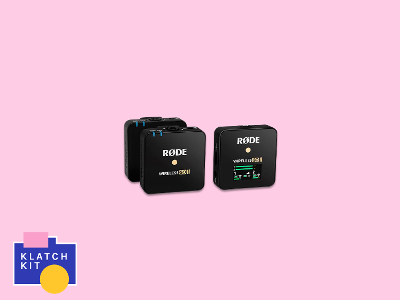 Røde wireless go ii dual channel wireless microphones
