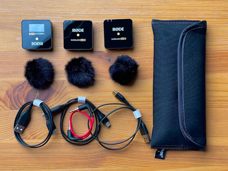 Rode wireless go ii dual channel microphone system