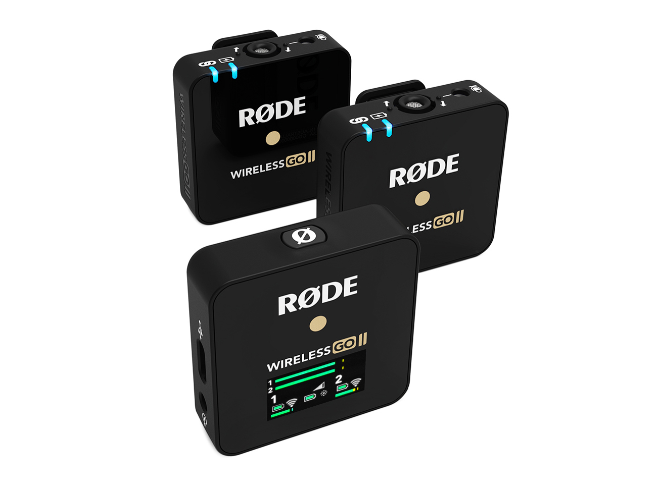 Rode wireless go ii dual channel with built-in microphones