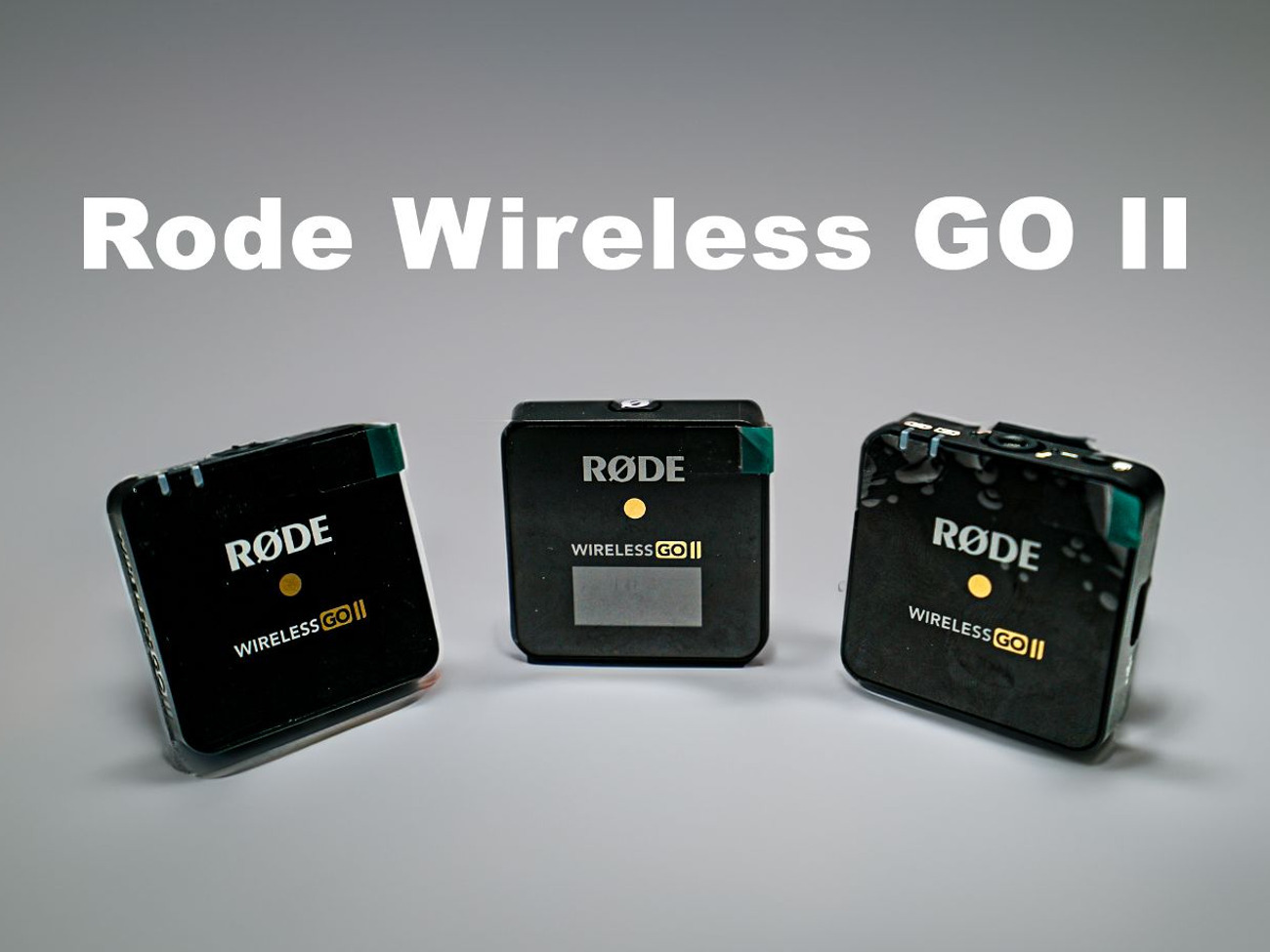 Rode wireless go ii microphone system