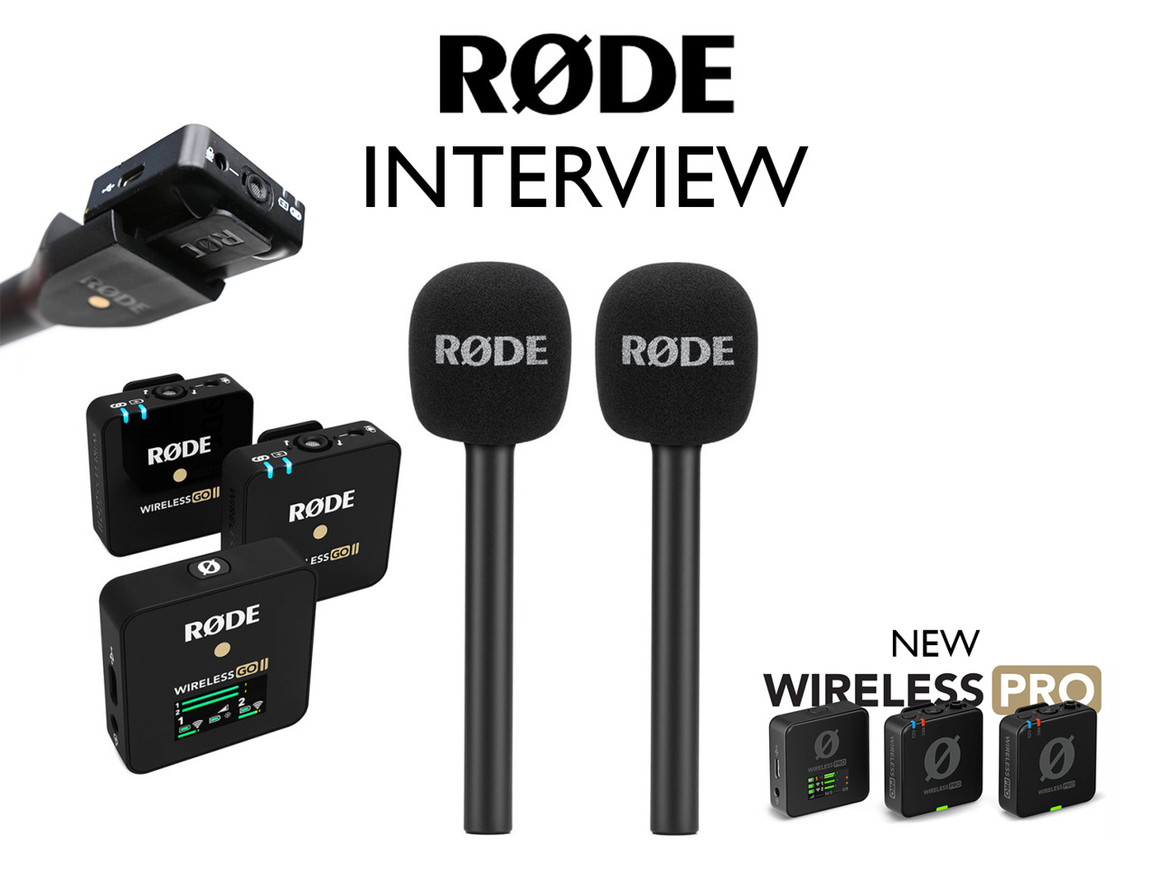 Rode wireless go interview mic adapters 