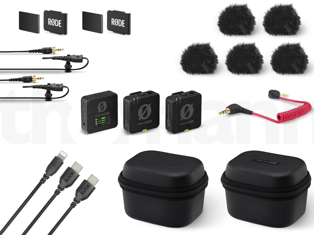 Rode wireless pro kit + 2x lavaliers