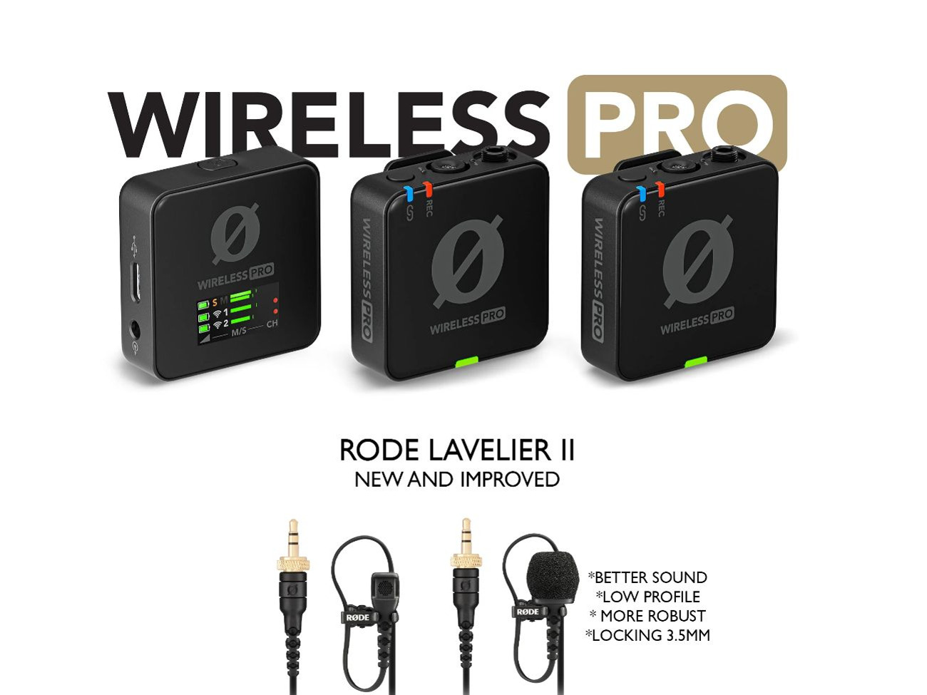 Rode wireless pro lav mic kit / 32bit (new)