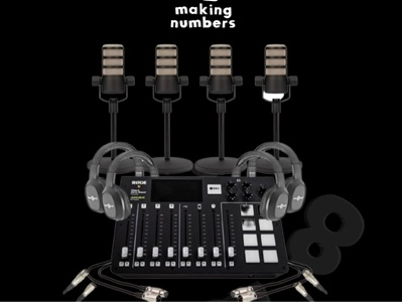 Rodecaster pro 2 x mics