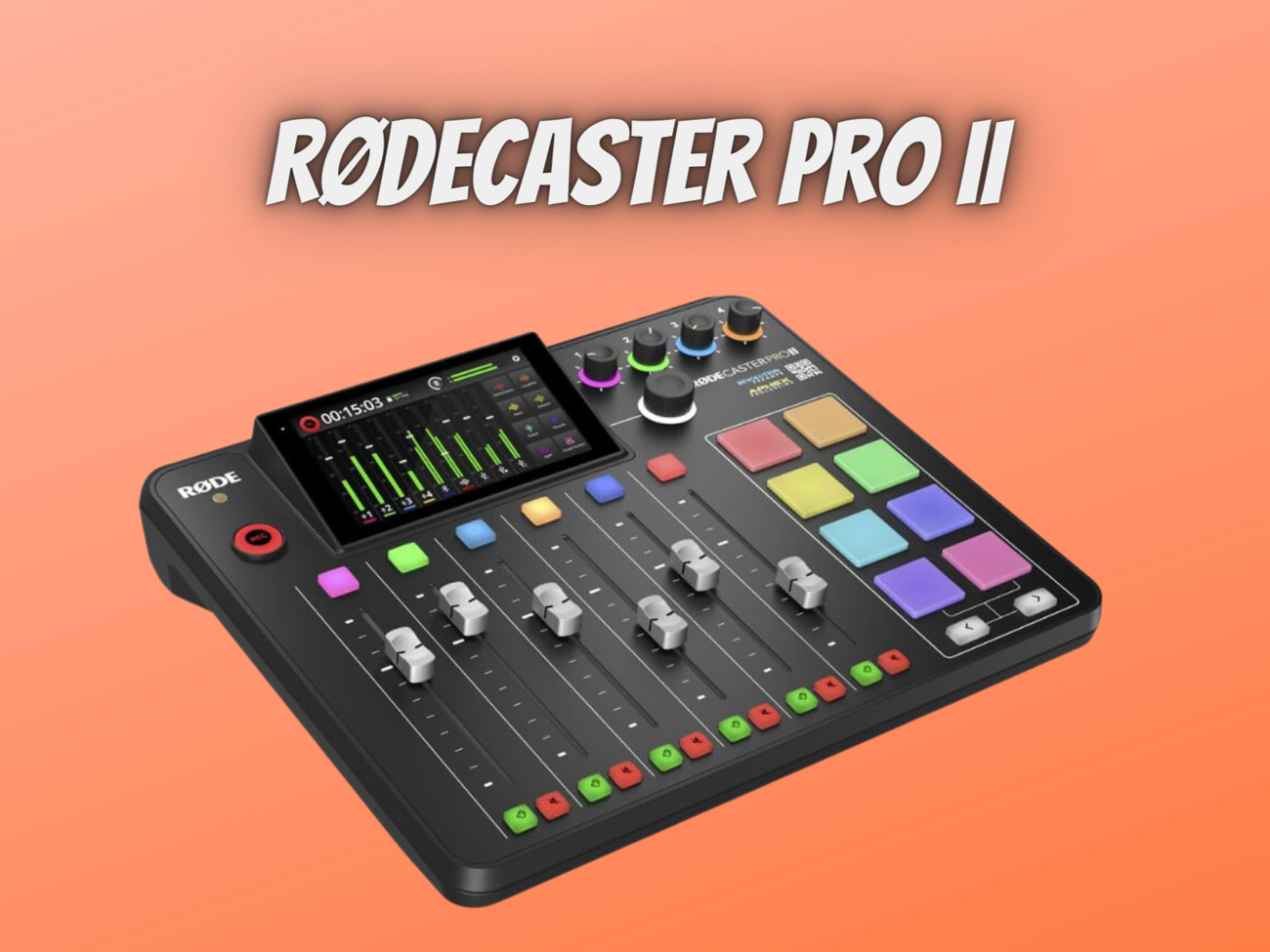 Rodecaster pro ii mk2 podcast mixer