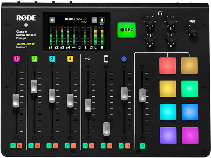 Rodecaster pro mixer/recorder - podcasting, streaming etc