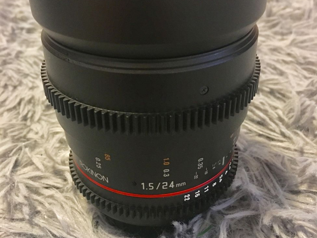 Rokinon 24mm cine lens t1.5