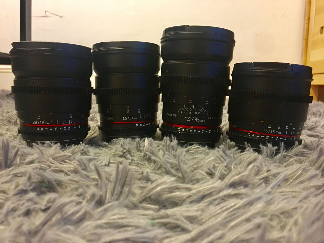 Rokinon cine lens set - canon ef mount