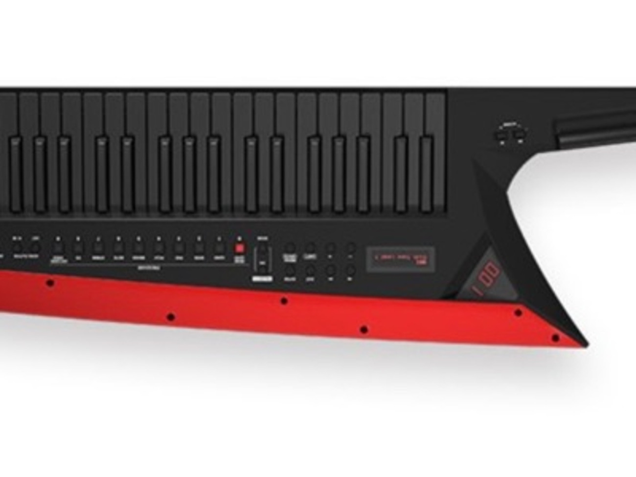 Roland ax edge keytar synthesizer, black overview