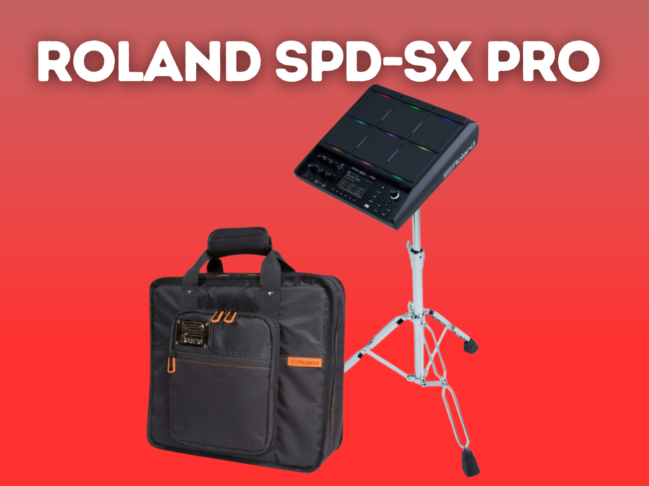 Roland spd-sx pro sample pad + stand