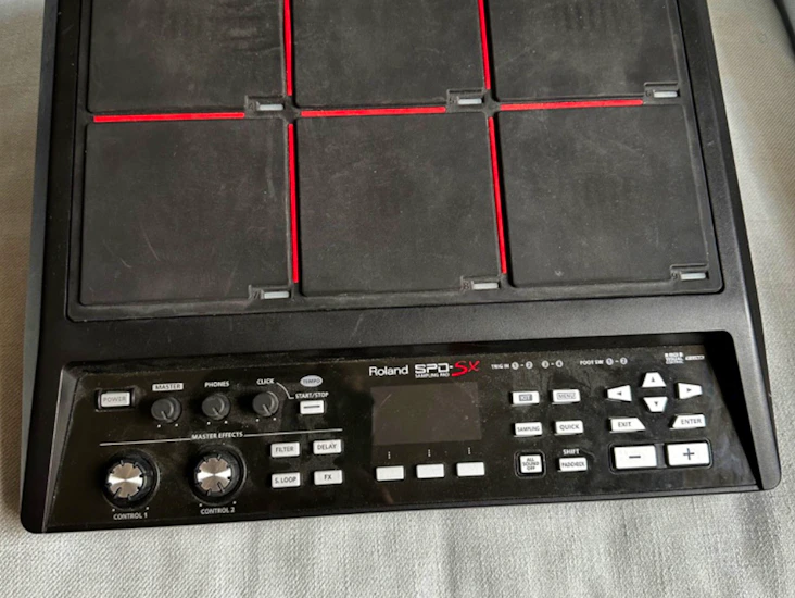 Roland spd-sx with accessories