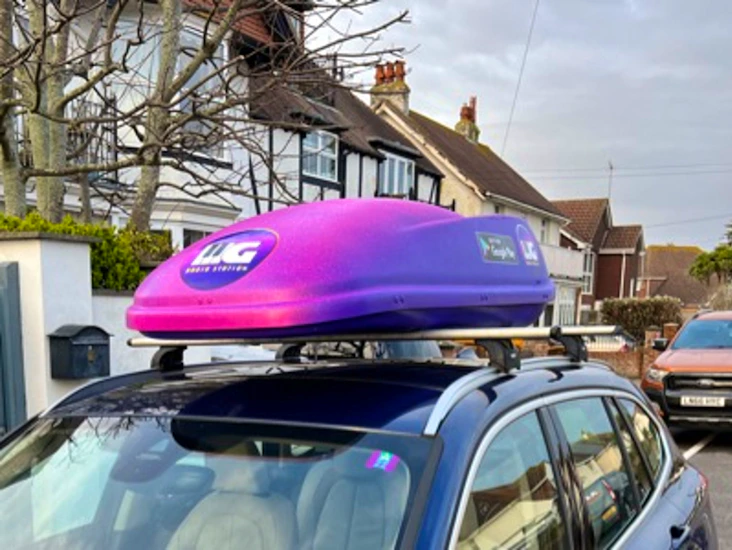 Roof box for car