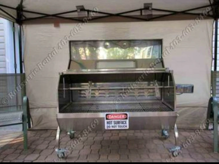 ***rotisserie roaster bbq machine with cover