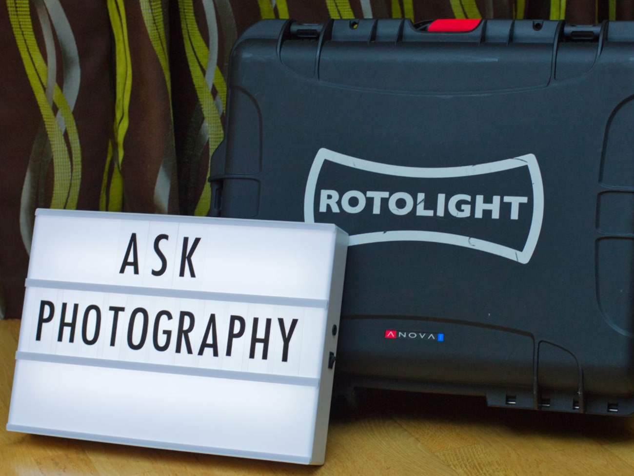 Rotolight anova pro bi colour led hss shooting + barn doors