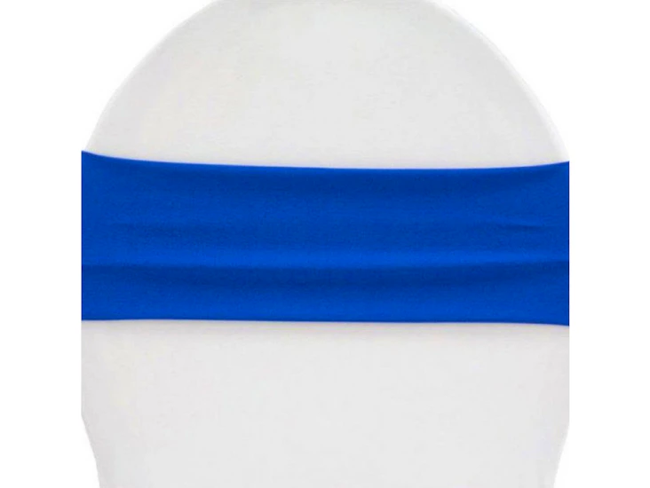 Royal blue spandex chair band