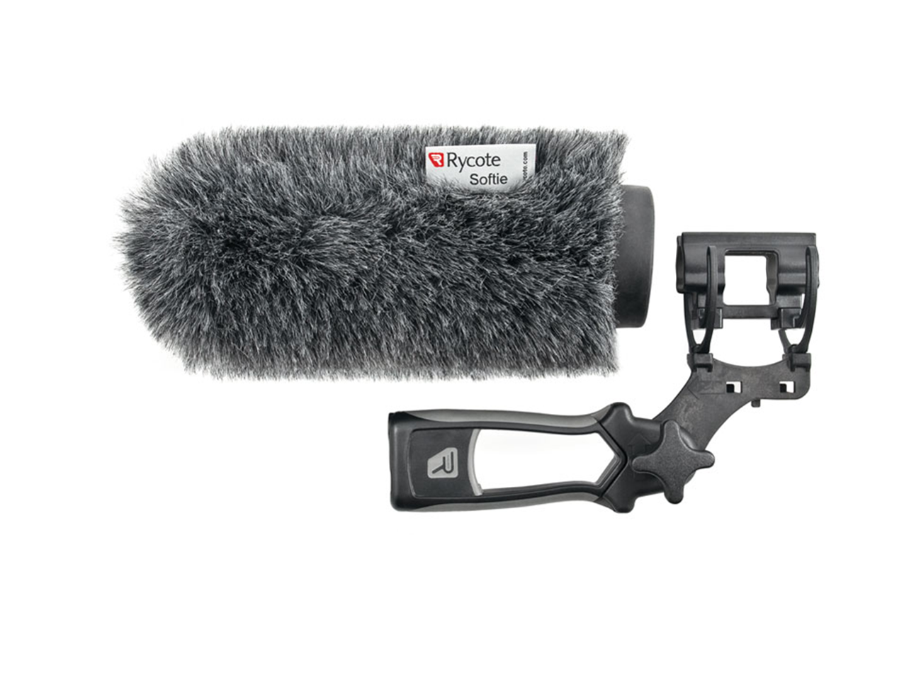 Rycote pistol grip & rycote 14cm softie windshield