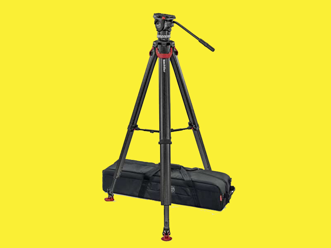 Sachtler flowtech 75 ms tripod + ace xl fluid head