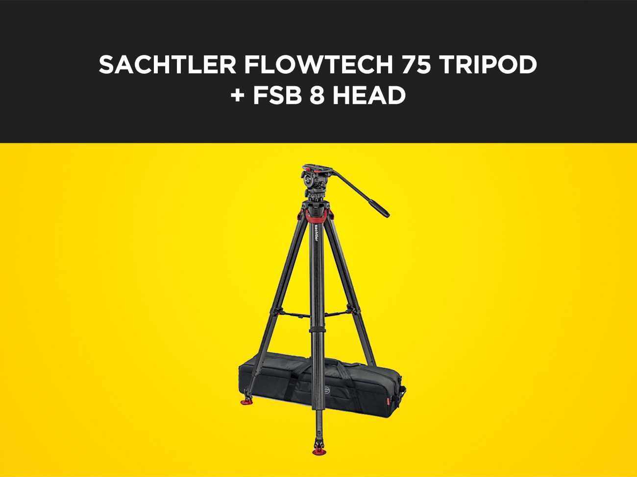 Sachtler flowtech 75 tripod & fsb 8 fluid head