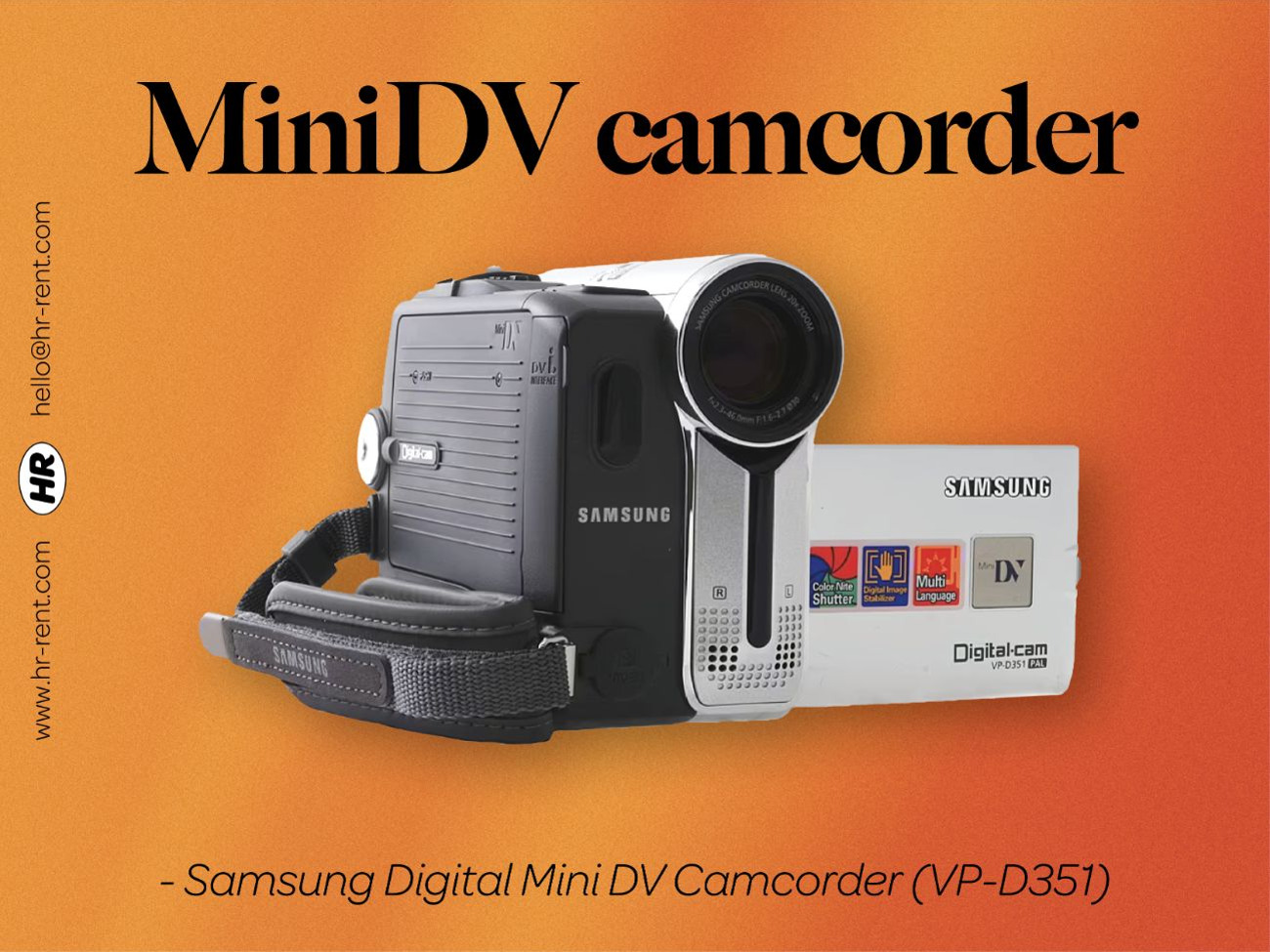 Samsung mini dv camcorder (mini dv camera)