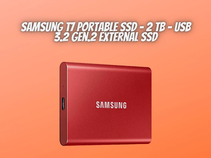Samsung t7 portable ssd - 2 tb - usb 3.2 gen.2 external ssd