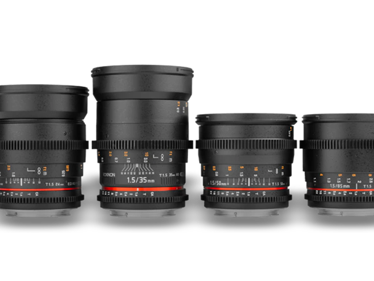 Samyang / rokinon set 24mm 35mm 50mm 85mm