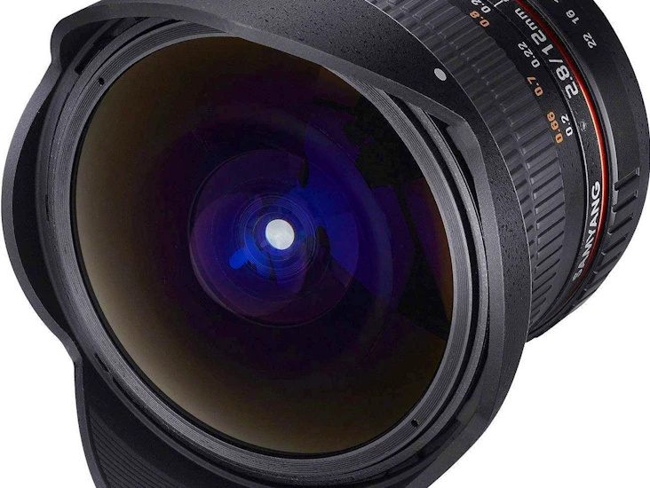 Samyang 12 mm f2.8 fisheye manual focus lens for canon
