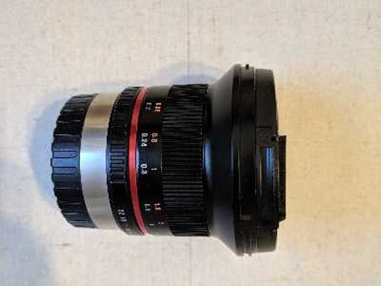Samyang 12mm f2 fuji mount - manual 
