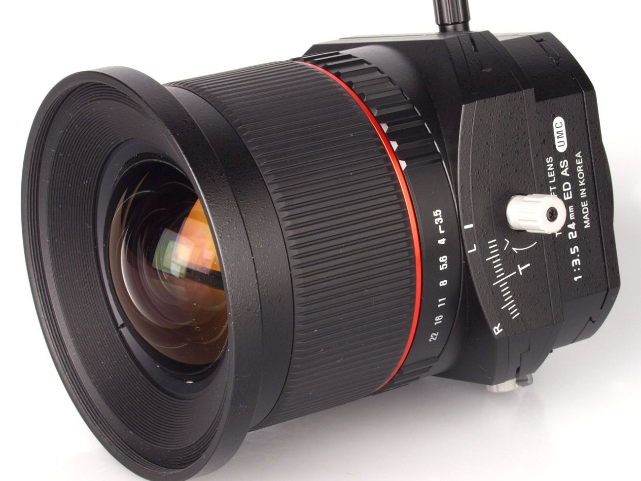 Samyang 24 mm f3.5 tilt-shift manual focus lens for sony-e