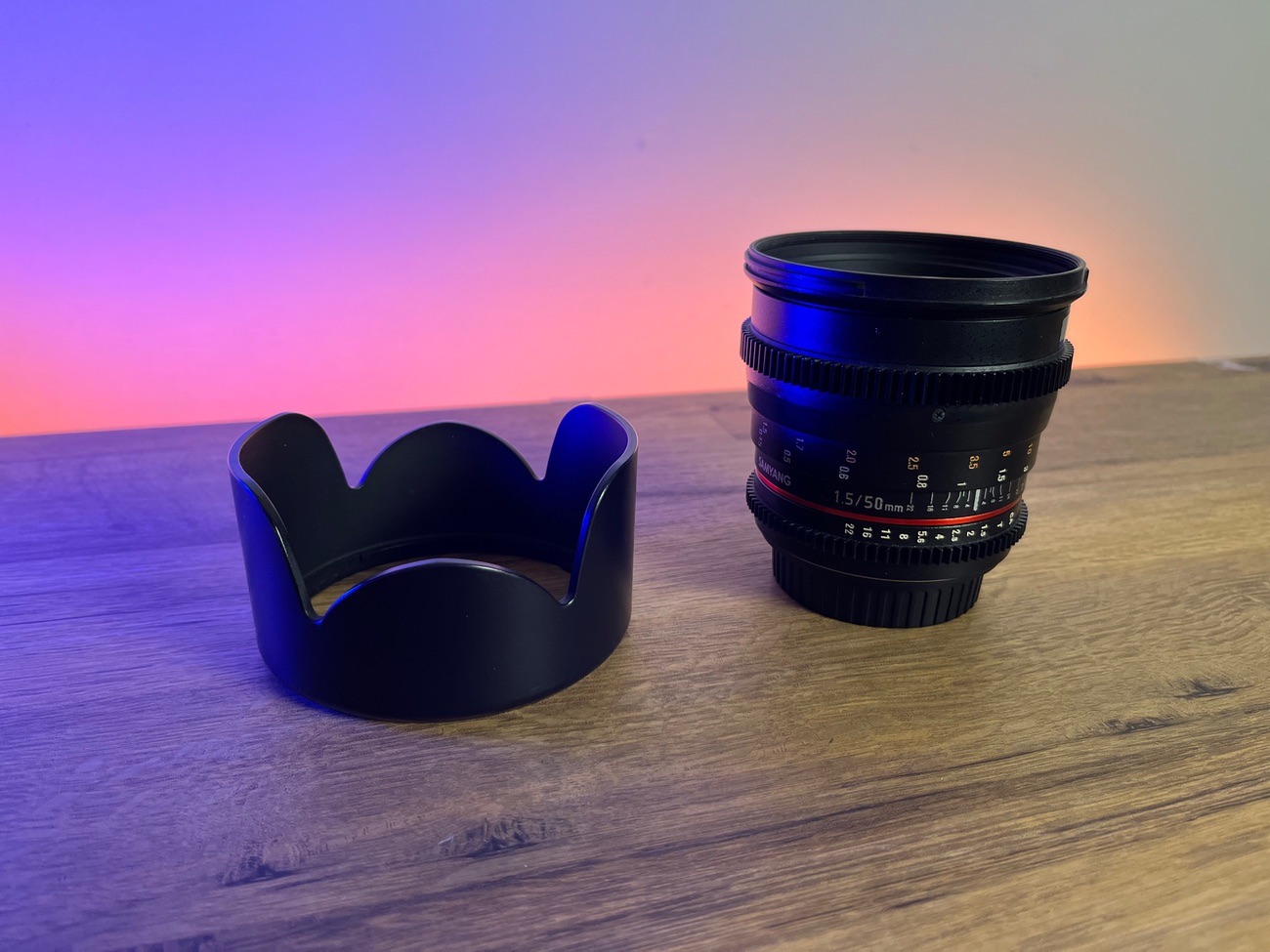 Samyang 50mm t1.5 ef cine lens