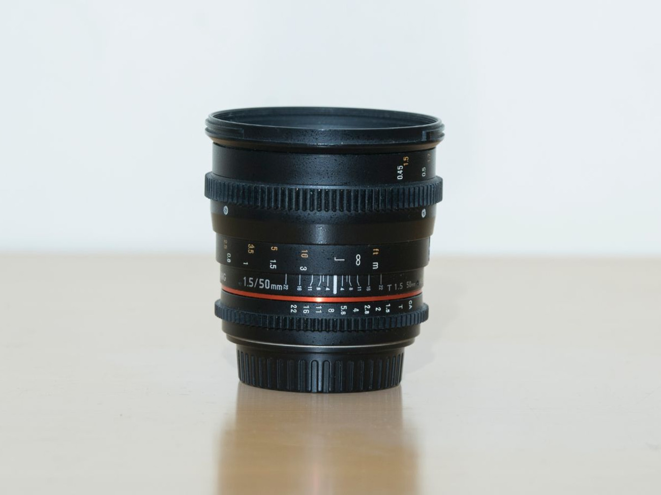 Samyang 50mm t1.5 ef prime lens