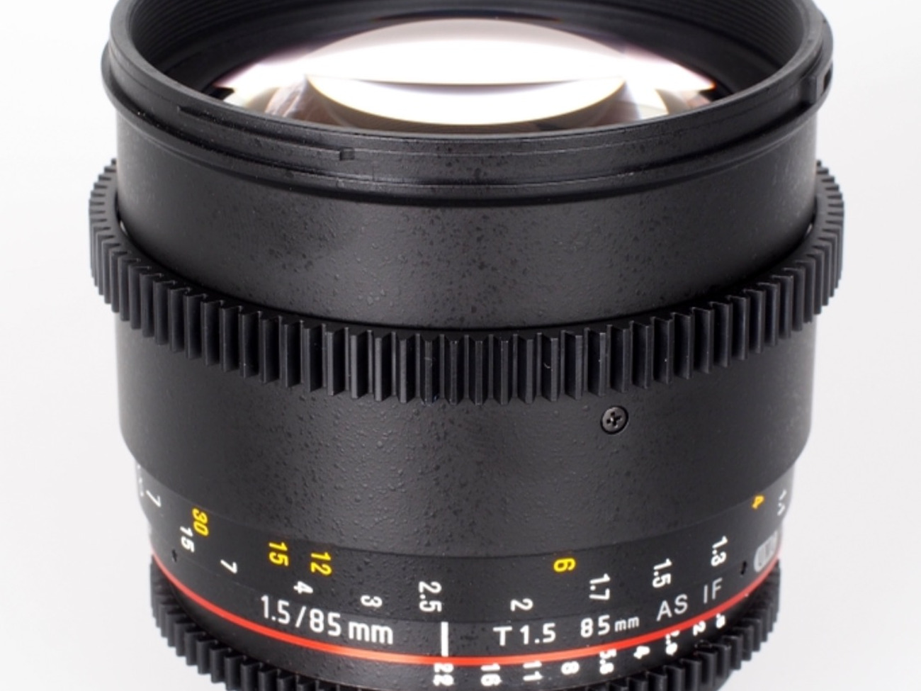 Samyang 85 t 1.5 vdslr ef mount cine lens