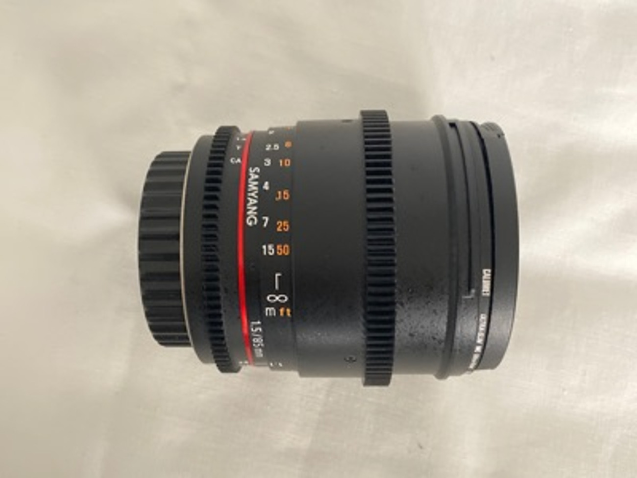 Samyang 85mm t1.5 canon cine lens