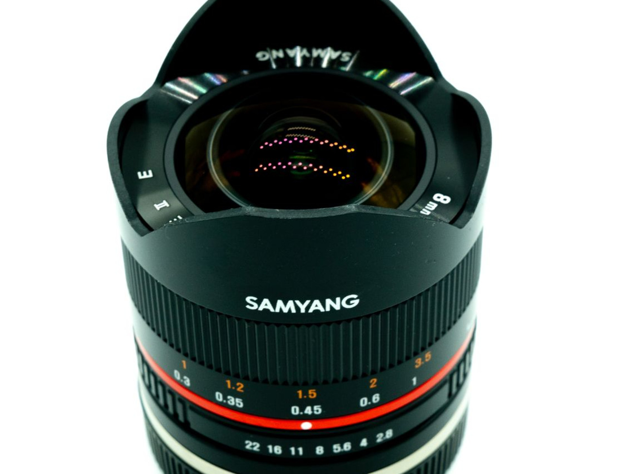Samyang 8mm f/2.8 fisheye ii lens for sony e mount - black