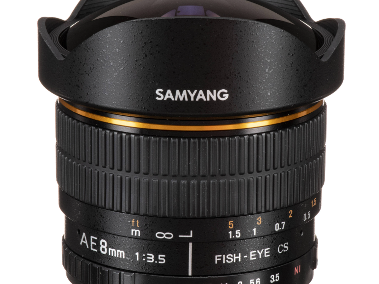 Samyang 8mm ultra wide angle f/3.5 fisheye lens (e-mount adapter available on request)