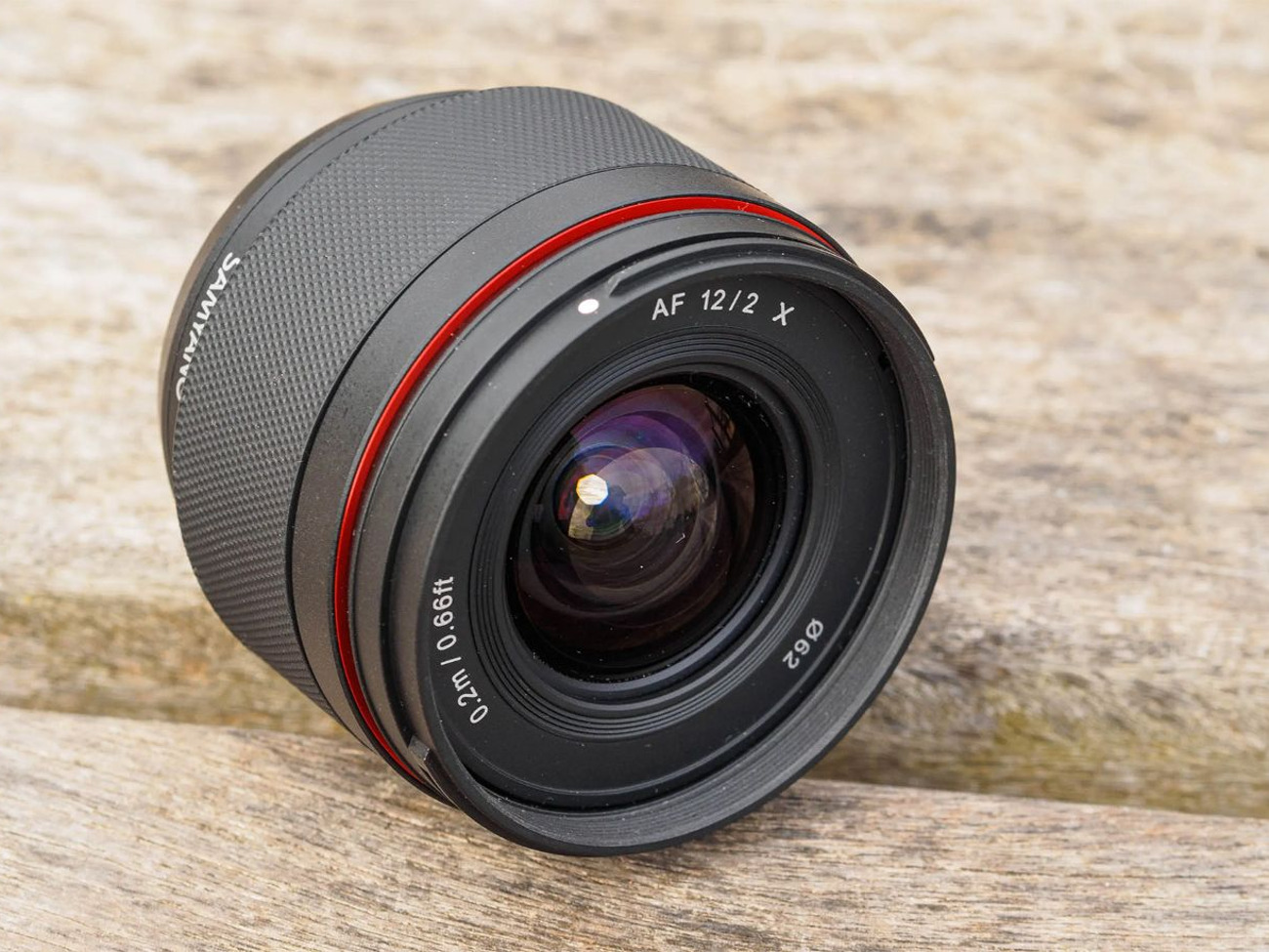 Samyang 12mm f2 autofocus sony e wide angle lens