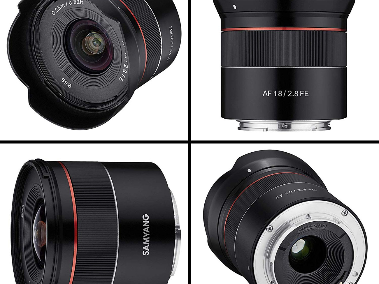 Samyang af 18mm f2.8 sony fe lens
