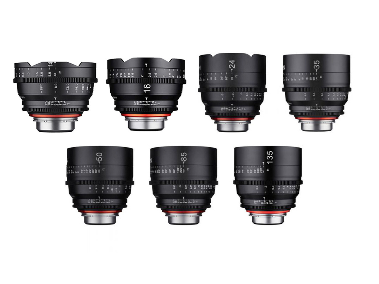 Samyang ef xeen prime set 16,24,35,50,85,135