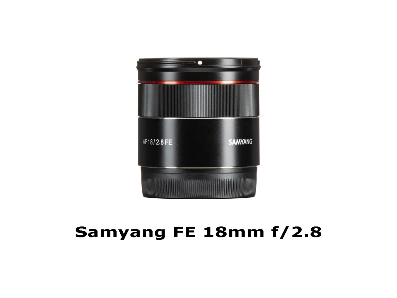 Samyang fe 18mm f2.8 af lens