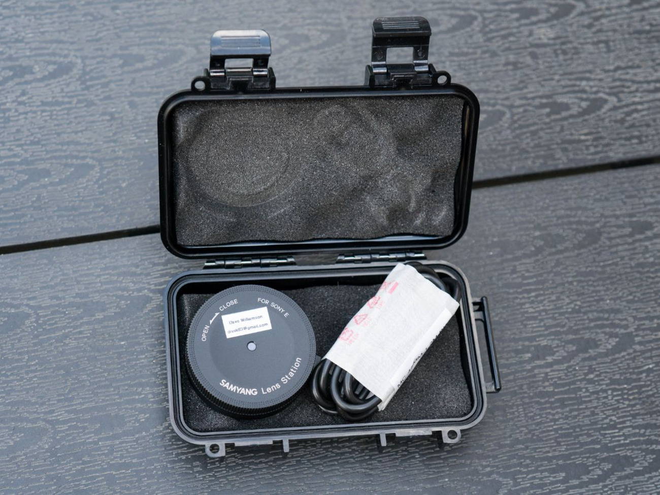 Samyang lens station (sony e mount)