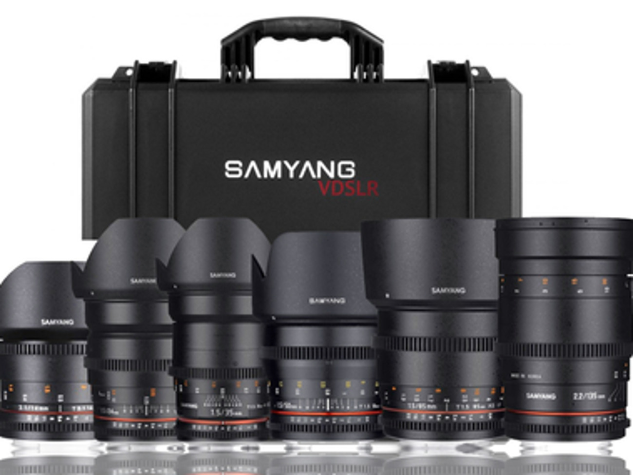 Samyang vdslr ii cine prime lens kit 