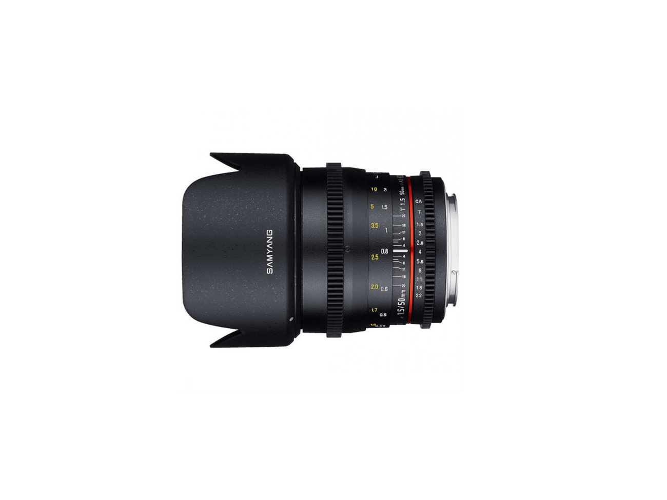 Samyang 50mm vdslr ii ef t1.5 cine prime lens 
