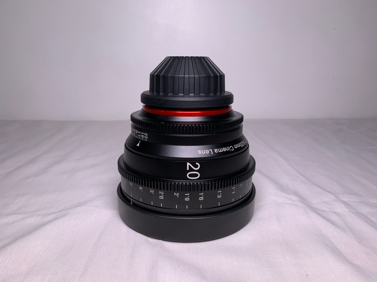 Samyang xeen 20mm t1.9 pl mount lens